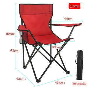 Sedie da Campeggio Pieghevoli 50*50*80cm, <span class=keywords><strong>Sedia</strong></span> <span class=keywords><strong>Leggera</strong></span> e <span class=keywords><strong>Portatile</strong></span> per Spiaggia, Prato e Sport all'Aperto - Product Image 2