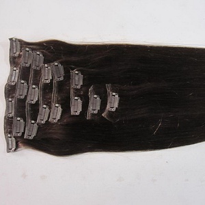 Extensiones de Cabello Humano Remy con Clip, Color Negro Natural Brasileño, Gran Venta 2021 - Product Image 5