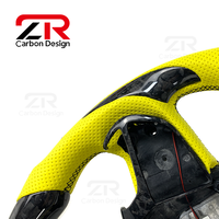 Volant en fibre de carbone forgé sur mesure pour Dodge Charger Challenger SRT Hellcat 2014-2023 pour Jeep Grand Cherokee Trackhawk