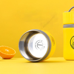 Taza de Desayuno para Estudiantes LXM136, de Acero Inoxidable, Color Amarillo, Fácil de Limpiar, Aislada, para Sopa y Almuerzo, Venta al Por Mayor - Product Image 5