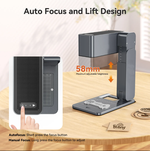 Máquina Marcadora Láser de Diodo Digital Plegable de Sobremesa HLONGDA Z3, Precisión de 0.05mm, Área de Trabajo de 80x80mm, Refrigeración por Aire, para Plástico y Madera - Product Image 5