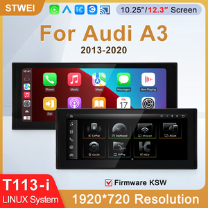 STWEI 2026 Nouveaux Écrans Minceurs Système Linux 10.25 12.3 pouces Pour Audi A3 8V Lecteurs Vidéo Auto Sans Fil CarPlay - Product Image 2