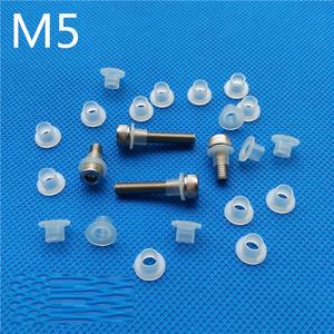 Delrin बूम स्नेहन झाड़ी प्रभाव प्रतिरोध नायलॉन धुरा आस्तीन Flanged टी बुश नायलॉन कंधे वॉशर M8M9 - Product Image 4