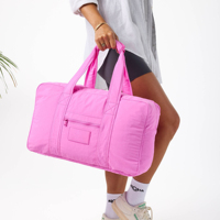 Sac de voyage sportif personnalisé en nylon ripstop 100% imperméable, petit sac de voyage pour la plage, sac de week-end pour femmes