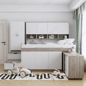 Stile moderno in legno mobili per la casa mobili per la camera da letto <span class=keywords><strong>salvaspazio</strong></span> letto singolo per bambini - Product Image 2