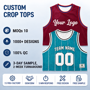 <span class=keywords><strong>Blusa</strong></span> Corta Personalizada para <span class=keywords><strong>Mujer</strong></span>, Estilo Jersey <span class=keywords><strong>de</strong></span> Baloncesto, MOQ Bajo, Ropa Urbana para Chicas, Atuendo Diario, Top Corto Personalizado - Product Image 1
