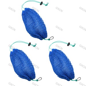 Sacs <span class=keywords><strong>à</strong></span> appâts en filet avec fermeture en caoutchouc, accessoires pour la pêche au homard, aux crabes et <span class=keywords><strong>à</strong></span> la pêche au silure - Product Image 5