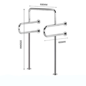 ราวจับทองเหลืองแบบร่วมสมัยสำหรับใช้ในห้องน้ำสำหรับผู้สูงอายุและผู้พิการ - Product Image 3