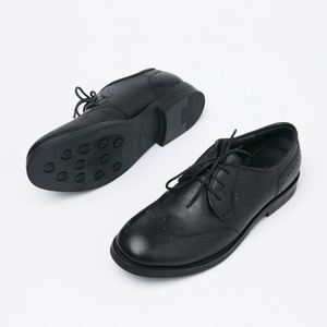 British Retro Patterned Men's <b>Shoes</b>-trendy Brogues Laces Toes Casual Leather <b>Shoes</b> <b>Height</b> <b>Increasing</b> Autumn Breathable - Product Image 5