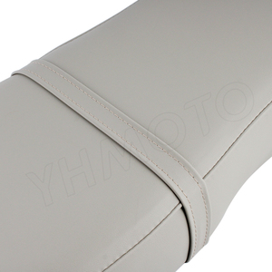 Beige Retro Seat <b>Bench</b> Sitzbank with Aluminum Trim for Simson Schwalbe KR51/1 Star SR4-2 for Ost DDR Tuning - Product Image 3