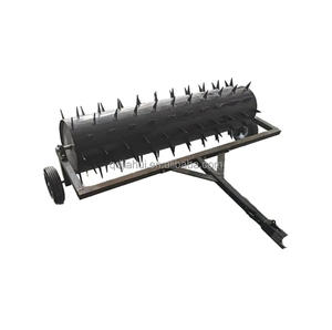 Aérateur de <span class=keywords><strong>pelouse</strong></span> ATV 36 "48" 60 "avec <span class=keywords><strong>sans</strong></span> roues <span class=keywords><strong>rouleau</strong></span> d'aérateur de <span class=keywords><strong>pelouse</strong></span> outil de jardin rotatif de cour de jardin de roulement robuste - Product Image 1