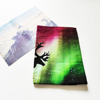 Serviettes de cuisine en coton avec impression personnalisée de luxe Serviettes de cuisine en lin d'automne personnalisables pour les restaurants