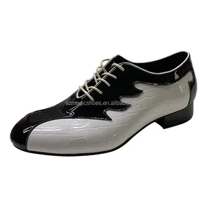 व्यक्तिगत Mens नृत्य जूते जैज जूते सफेद और काले