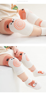 2025 vendita calda ginocchiere e calzini per bambini Set ginocchiere per bambini per gattonare morbida protezione a maglia per bambini e bambini che gattonano - Product Image 5