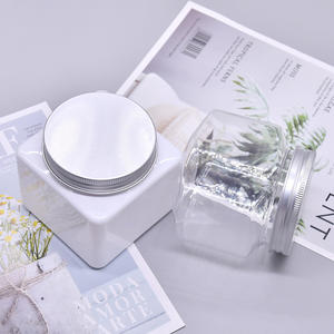 Nuevo Modelo de Botella de <span class=keywords><strong>Spray</strong></span> Cuadrada de Boca Ancha de Plástico PET de 150/250 ml con Tapa de Aluminio para Crema Facial y Limpiador Facial, Color Personalizado - Product Image 2