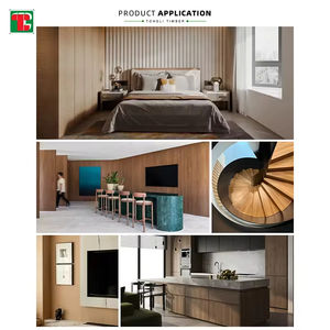 Chêne cannelé intérieur <span class=keywords><strong>palissandre</strong></span> 34 panneaux stratifiés ingénierie panneaux décoratifs noyer fantaisie feuilles 3mm <span class=keywords><strong>placage</strong></span> contreplaqué - Product Image 6