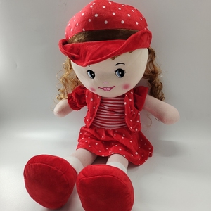 Jouet de poupée de chiffon en tissu de Noël personnalisé <span class=keywords><strong>pour</strong></span> les tout-petits, adorable, modèle de <span class=keywords><strong>dessin</strong></span> <span class=keywords><strong>animé</strong></span> doux <span class=keywords><strong>pour</strong></span> bébé, cadeau <span class=keywords><strong>pour</strong></span> filles - Product Image 4