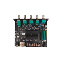 Carte d'amplification numérique ZK-MT21S 2x50W+100W 2.1 canaux avec subwoofer, AUX 12V 24V, audio stéréo 5.1 et basses