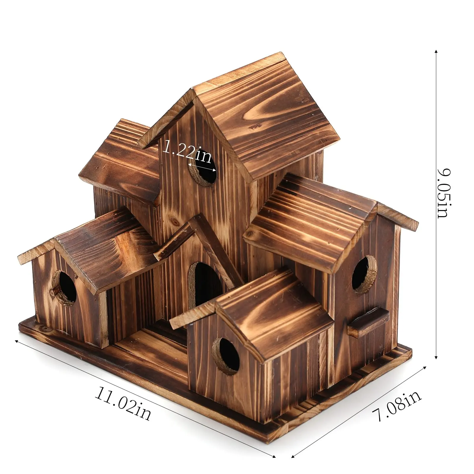 Maßge schneiderte hochwertige wasserdichte und wind dichte Holz plattform Vogelhaus Holz Vogelhaus für draußen