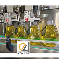 Machine de remplissage automatique de jus d'eau à 4 têtes haute efficacité MTW