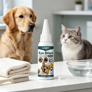 Gocce oculari a marchio privato per cani e gatti, rimuovono le tracce lacrimali, alleviano il <span class=keywords><strong>prurito</strong></span> oculare, gocce detergenti delicate. - Product Image 6