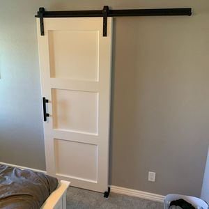 Nội Thất Vị Trí Nhiệm Vụ Nặng Nề Antique Phong Cách Bằng Gỗ Trượt Barn <span class=keywords><strong>Door</strong></span> Phần Cứng Hệ Thống Phụ Kiện - Product Image 3