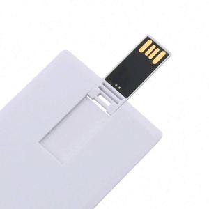 Clé USB 2.0 promotionnelle, cadeau publicitaire pour entreprises, clé USB format carte de crédit haute visibilité - Product Image 2
