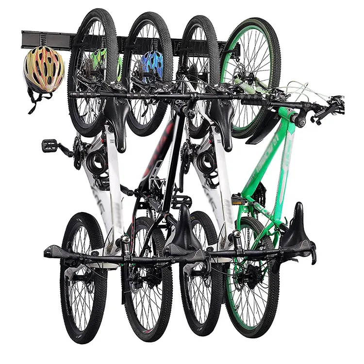 JH-Mech verstellbarer Fahrrad halter für bis zu lbs platzsparende vertikale Wand halterung