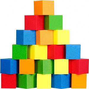 Articles de décoration pour la maison pour l'éducation préscolaire, cubes en mousse éponge résistants de grande taille, blocs de mousse géants pour enfants, blocs pour fosse à balles - Product Image 2