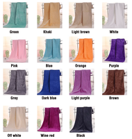Offre Spéciale Logo brodé personnalisé, Gym sport, serviettes de cheveux pour le visage, séchage rapide, broderie noire, hôtel, microfibre, serviette de Salon