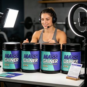 Poudre de protéines pour prise de masse musculaire, formule personnalisée, vente en gros OEM ODM, compléments alimentaires sportifs, protéines en vrac pour prise de masse - Product Image 4