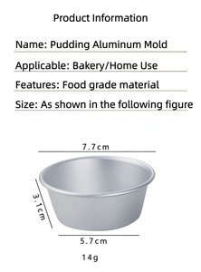 Khuôn bánh, khuôn bánh caramel, khuôn bánh nhỏ có thể tái sử dụng, khuôn bánh kem Matcha Mousse nhỏ - Product Image 5