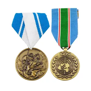 Médaillon en fer croix honneur, médailles en étain de qualité supérieure, médailles allemandes d'egypte en losange, vente en gros