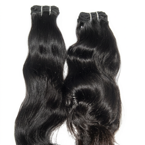 ผมแท้แบบอินเดีย Remy เกรดพรีเมียม SMV ไม่ผ่านกระบวนการใดๆ  แบบ Double Weft น้ำหนัก 100 กรัม ทุกสีสามารถดัดได้  สำหรับต่อผม - Product Image 1