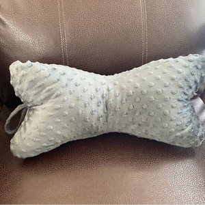 כרית תמיכה לצוואר ולגב תחתון בצורת מלבן, עשויה מסיבי סויה, קטיפה נושמת וניתנת לכביסה, למבוגרים, לשינה ולמנוחה. - Product Image 4