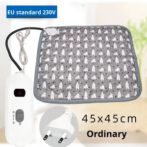 Alas Tidur Hewan Peliharaan PVC Anti Air dengan Pemanas Listrik Standar EU/US/Jepang 110V Standar Australia untuk Kucing dan Anjing - Product Image 6