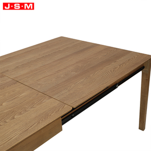 Tavolo da Pranzo Rettangolare in Legno <span class=keywords><strong>di</strong></span> Lusso, Facile da Pulire, per 6-8 Persone, Sicuro, con Design Estensibile - Product Image 5