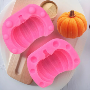 قالب كيك سيليكون على شكل يقطين مخصص بالجملة - صديق للبيئة وغير لاصق لصنع الشموع والصابون وتزيين الشوكولاتة - Product Image 1