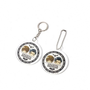 Venta al por mayor personalizado impreso acrílico encantos lindo Anime plástico holográfico acrílico llavero - Product Image 4