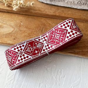 Ruban en satin holographique géométrique étoilé de 2,5 cm, couleur personnalisée, pour embellissement de boîte cadeau Fairycore, 20 yards/rouleau - Product Image 4