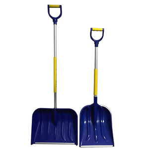 Pelle à neige portable avec manche en fer et grande capacité pour le déneigement extérieur, pelle à neige en fer - Product Image 1