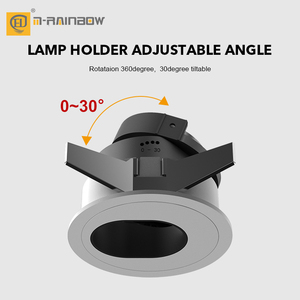 Lampe LED en aluminium personnalisable à encastrer, <span class=keywords><strong>spot</strong></span> décoratif carré <span class=keywords><strong>Gu10</strong></span> Downlight Boîtier Cadre Hôtels Salons Bureaux - Product Image 4