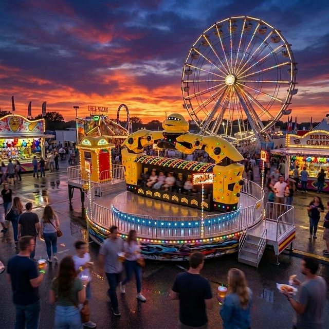 Fast Setup Mobility Trailer-mounted Electric RoboCop Rides 360 Top Spin Degree Rotating Mechanical Amusement Park Equipment
