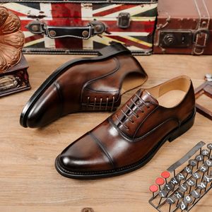 Autumn New <b>Top</b> Layer Cowhide Men's Business Shoes Men's Formal Men's Shoes - Product Image 4
