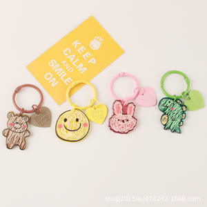 Ute tsartun พวงกุญแจตุ๊กตาหมีลายกระต่ายน่ารักพวงกุญแจซาร์มังกรปีศาจ - Product Image 3