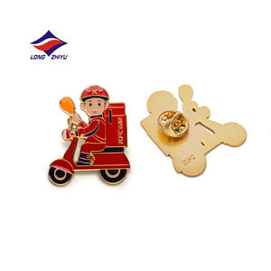 Pin de Esmalte Suave Longzhiyu, Broche con Logotipo de Empresa de Anime de Dibujos Animados, con Cierre de Mariposa, Insignias de Solapa de Metal Personalizadas - Product Image 6