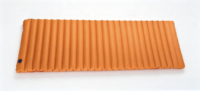 Matelas de couchage gonflable en polyester XL isolé, portable, pour le camping en plein air