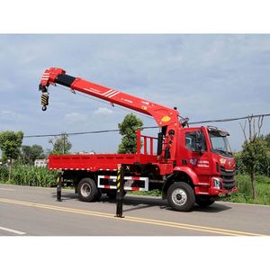 Grúa Montada en Camión Liuzhou Chenglong M3 Equipada con Grúa de Brazo Recto Sany de 12 Toneladas, con Función de Autodescarga - Product Image 5