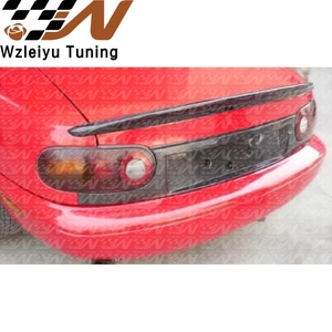 Matrícula de maletero trasero de fibra de carbono estilo E de alta calidad apta para Mazda Miata <span class=keywords><strong>MX5</strong></span> <span class=keywords><strong>NA</strong></span> montaje de lujo - Product Image 2