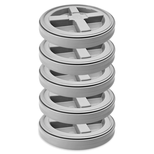 Tapas de rosca de 5 galones, tapas herméticas a prueba de fugas para contenedores de almacenamiento de alimentos para mascotas, almacenamiento de <span class=keywords><strong>pintura</strong></span> - Product Image 1